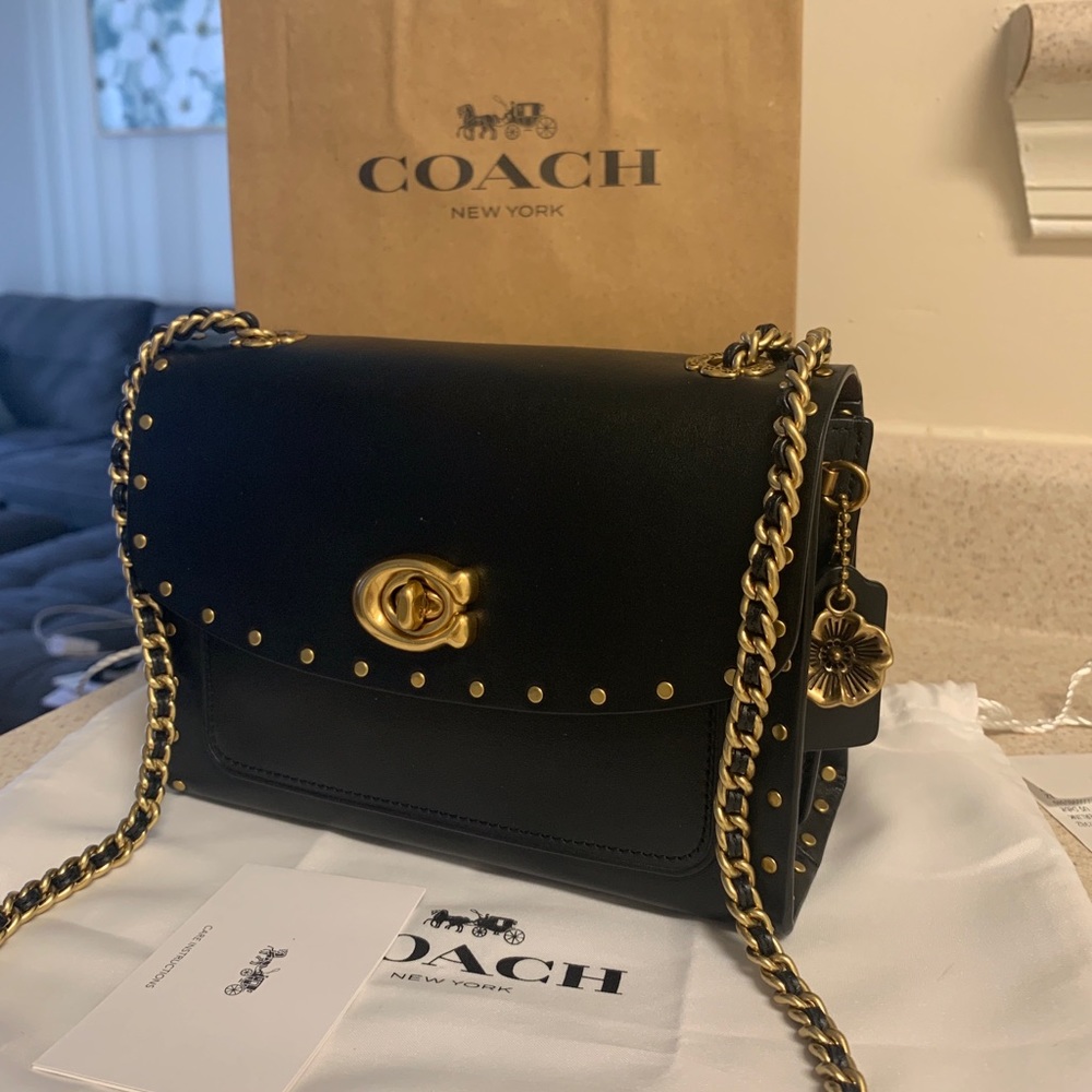 Coach parker 18 with Rivets